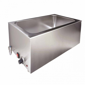 Bain Marie 338 x 600 x 243 mm mit Ablasshahn